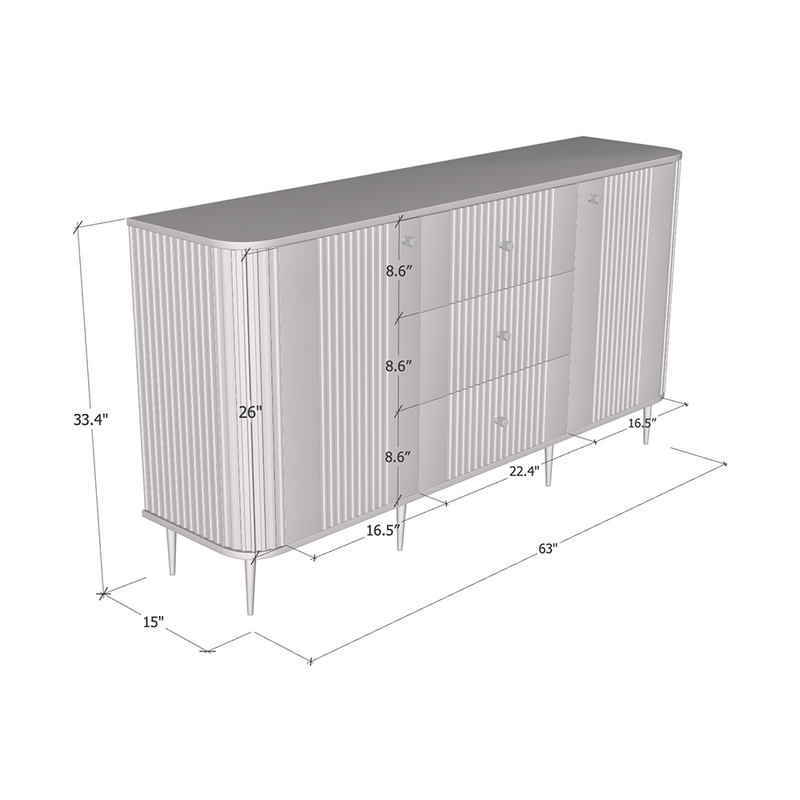 Elena 2D3SZ 160 Sideboard