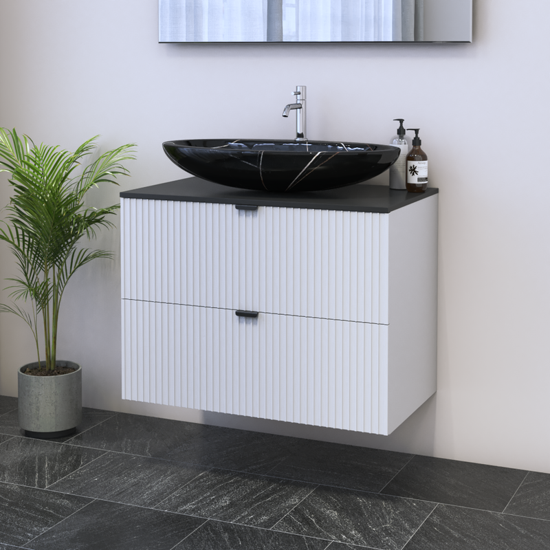 Nicole 2S 80 Floating Bathroom Vanity - Meble Furniture