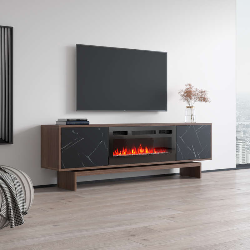 Gram BL-EF Fireplace TV Stand - Meble Furniture