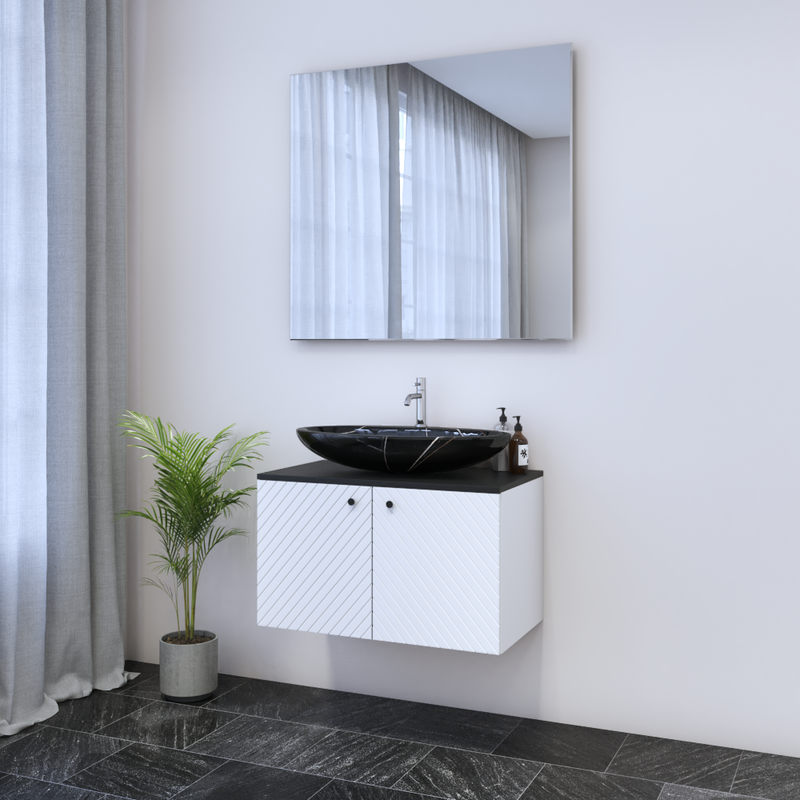 Avela 2D 80 Floating Bathroom Vanity - Meble Furniture