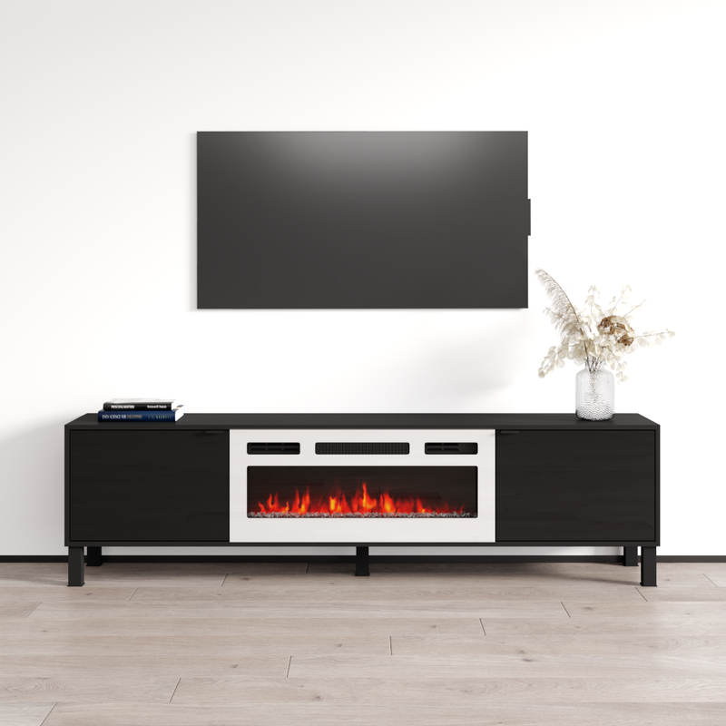 Rustico WH-01 Fireplace TV Stand - Meble Furniture