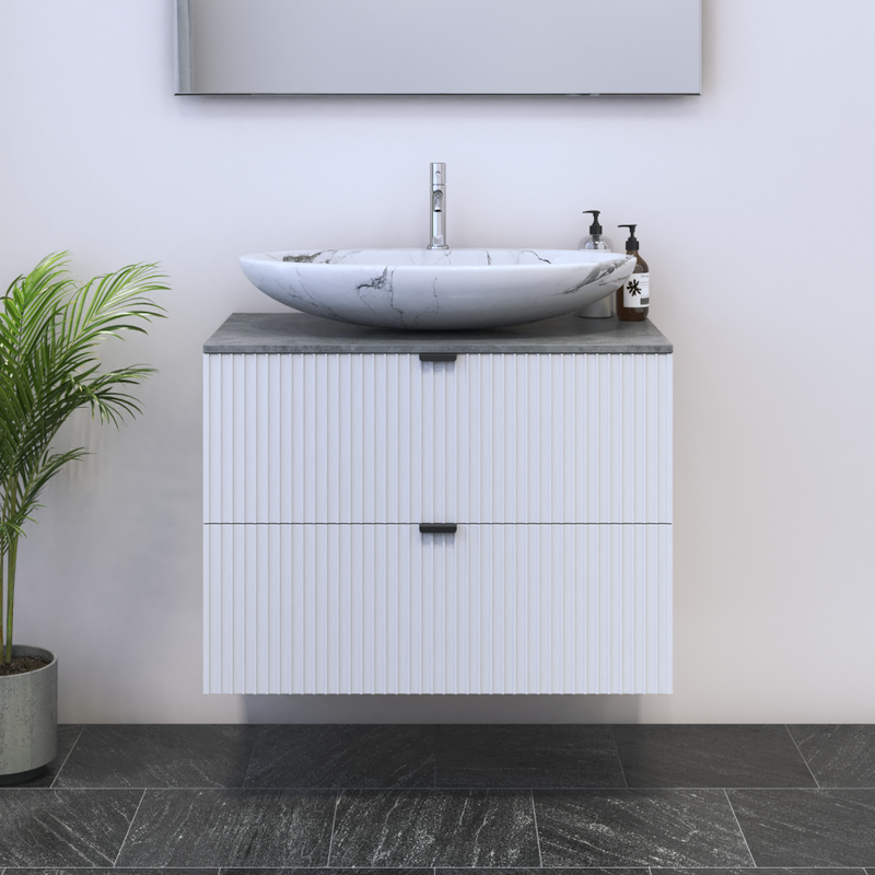 Nicole 2S 80 Floating Bathroom Vanity - Meble Furniture