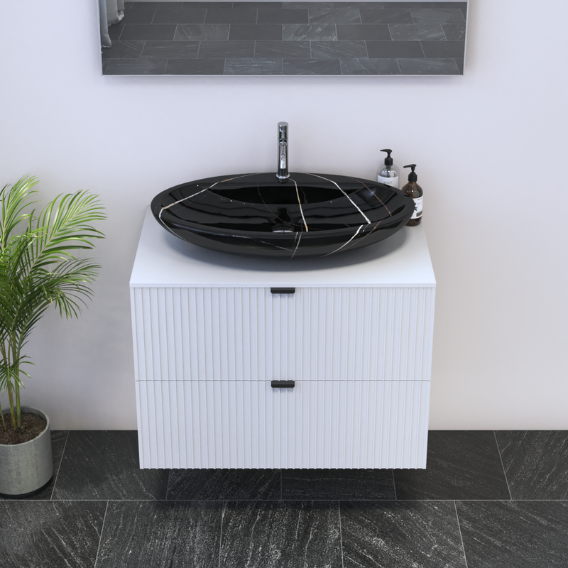 Nicole 2S 80 Floating Bathroom Vanity - Meble Furniture