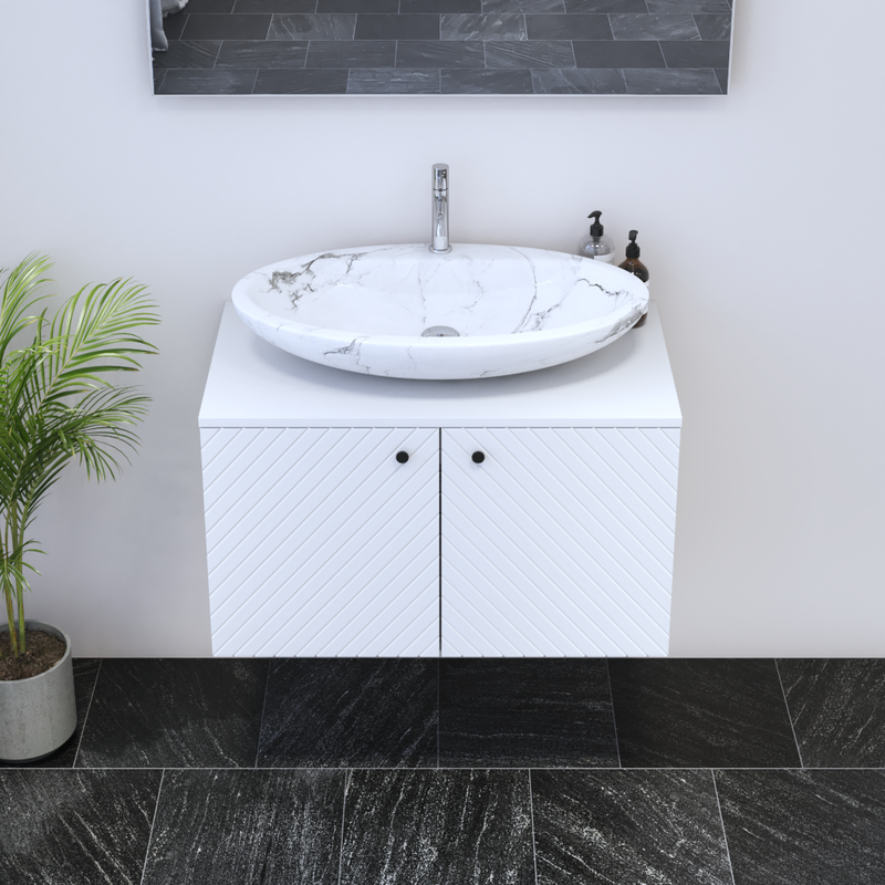 Avela 2D 80 Floating Bathroom Vanity - Meble Furniture