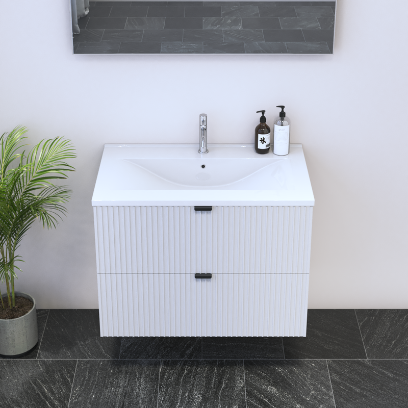 Nicole 2S 80 Floating Bathroom Vanity - Meble Furniture