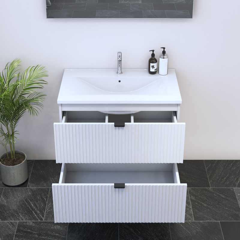 Nicole 2S 80 Floating Bathroom Vanity - Meble Furniture