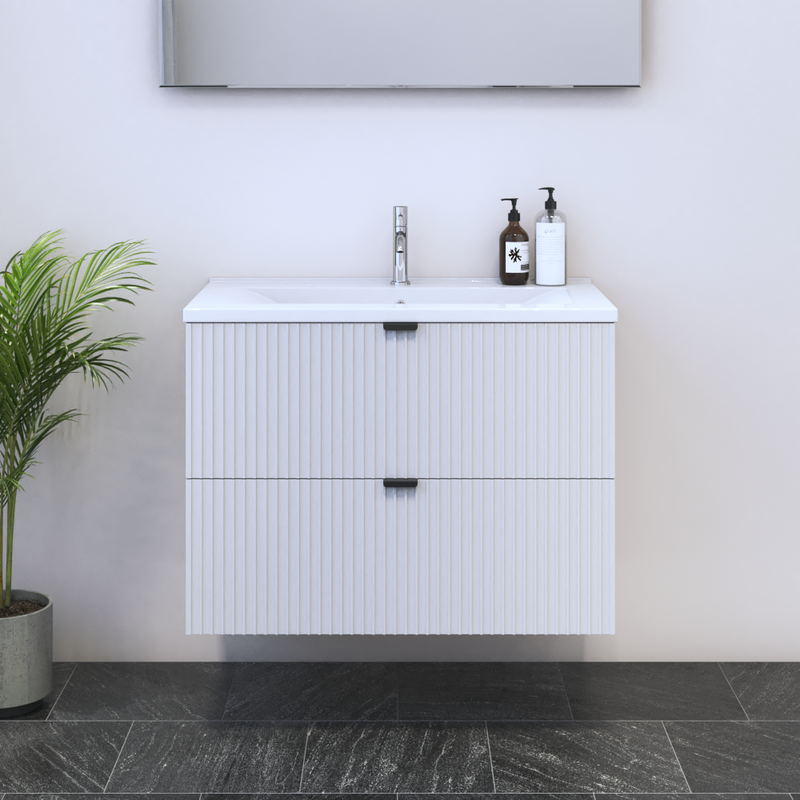 Nicole 2S 80 Floating Bathroom Vanity - Meble Furniture