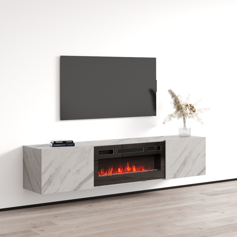 Baja BL-EF Floating Fireplace TV Stand