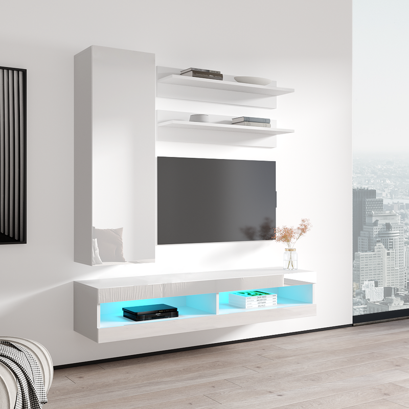 Fly H 34TV Floating Entertainment Center - Meble Furniture